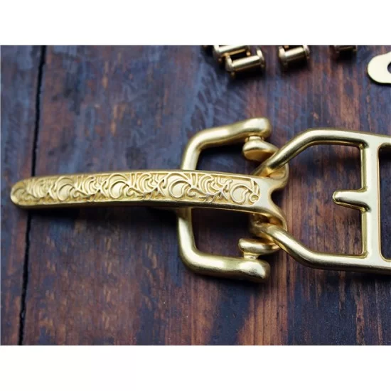 Antique Brass Roller Buckle Belts – Whiskey Leatherworks