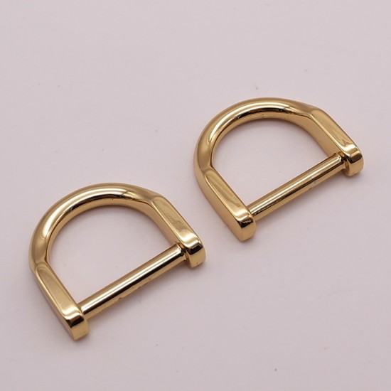 Japan, solid brass, D-ring, Dee ring 