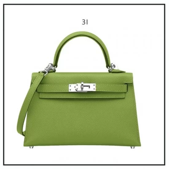Hermès 2011 Pre-owned Mini Kelly Cut Two-Way Bag - Green