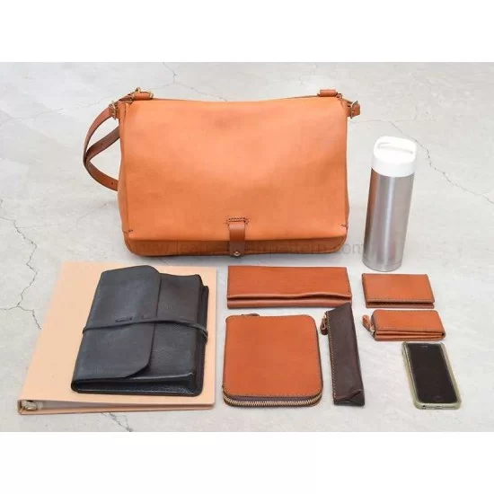 Leather Craft Women's One Shoulder Crossbody Bag Pattern Kraft Paper  Template