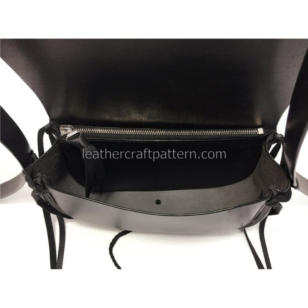 saddle bag, template, shoulder bag pattern, handbag, sewing patterns, pdf
