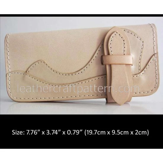With 132 pictures detailed instruction H Dogon Duo long wallet pattern pdf  download LWP-43