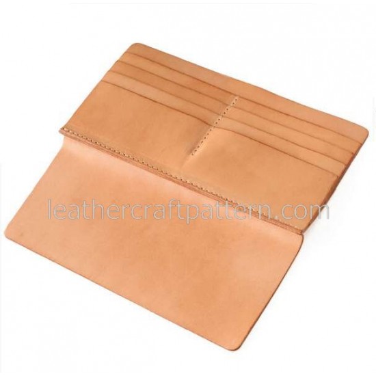 Leather bag patterns long wallet pattern PDF LWP-26 leather craft leather working leather working patterns bag sewing