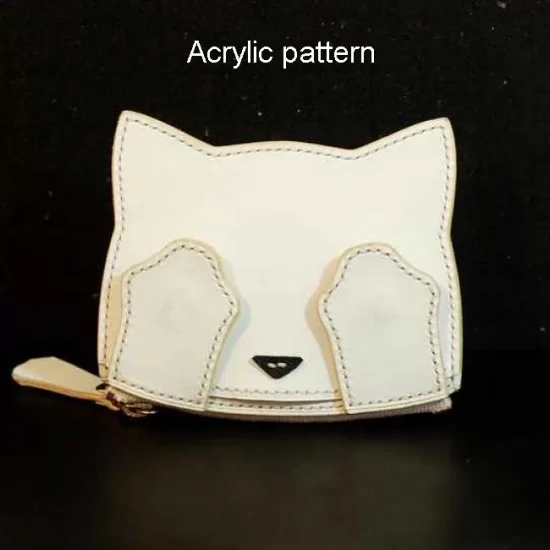 Card Holder Acrylic Template Bag Leather Pattern Acrylic Leather Pattern Leather  Templates for Card Bag 