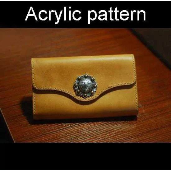 Handbag Acrylic Template Wallet Leather Pattern Acrylic Leather