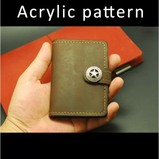 Handmade Coin Purse Patterns Acrylic Template Leather Pattern