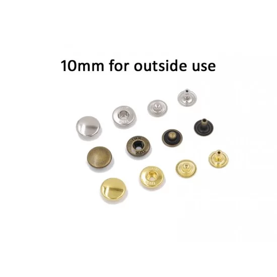 metal snap buttons, big size snap buttons, 10mm snap buttons, 10mm
