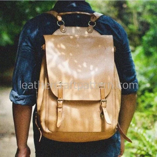 Leather Backpack Pattern – Leather Bag Pattern