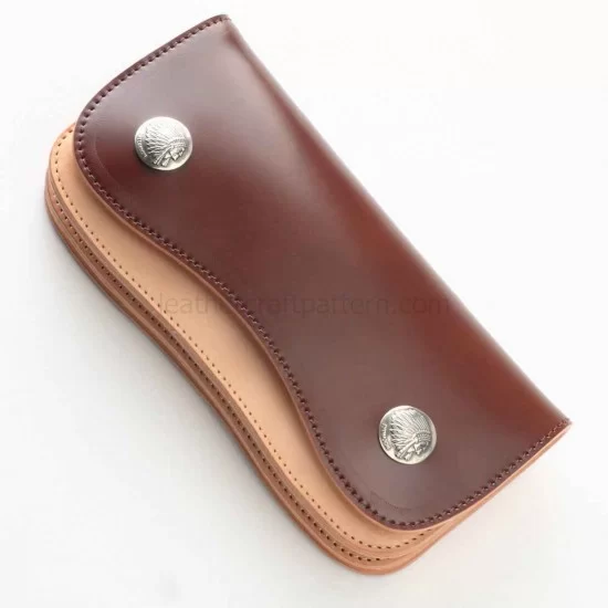 PDF Wallet Leather / Leather Pattern / Template Wallet / Long Wallet PDF /  Document Holder / Man Wallet Template / Pattern Pdf Wallet 